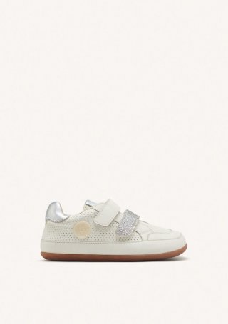GIOSEPPO BAREFOOT - ZAPATILLAS BRILLO PIEL SAUK - BLANCO GIOSEPPO BAREFOOT - ZAPATILLAS BRILLO PIEL SAUK - BLANCO