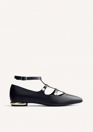 BAILARINAS PIEL PERLAS MOTLEY - NEGRO BAILARINAS PIEL PERLAS MOTLEY - NEGRO