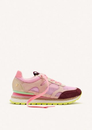 ZAPATILLAS CUÑA PIEL Y REJILLA EDDINGTON - ROSA ZAPATILLAS CUÑA PIEL Y REJILLA EDDINGTON - ROSA